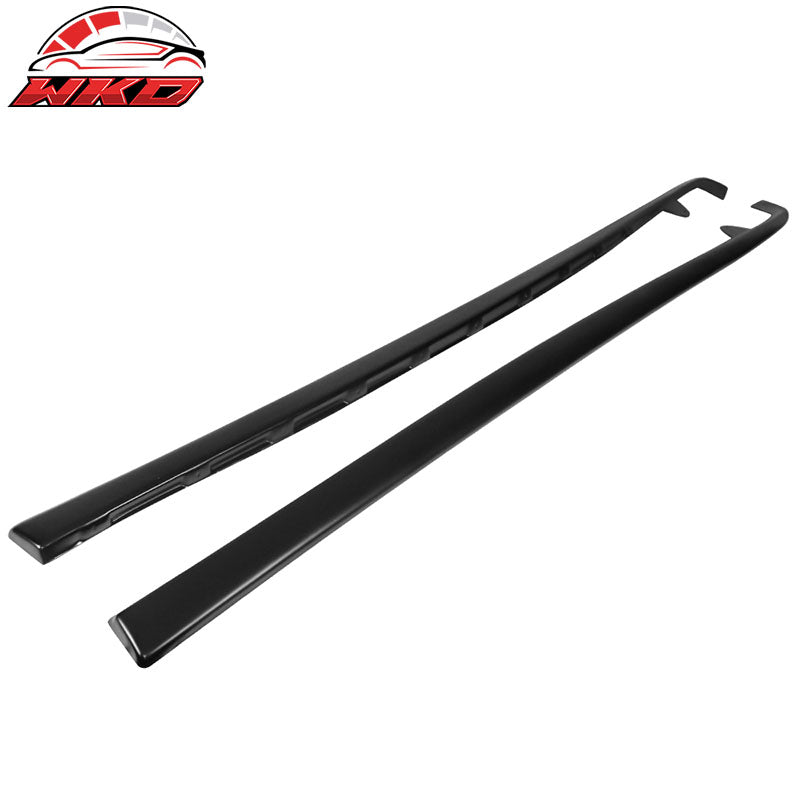 Fits 05-13 Chevy Corvette C6 Base ZL1 Style Matte Black Side Skirts - PP
