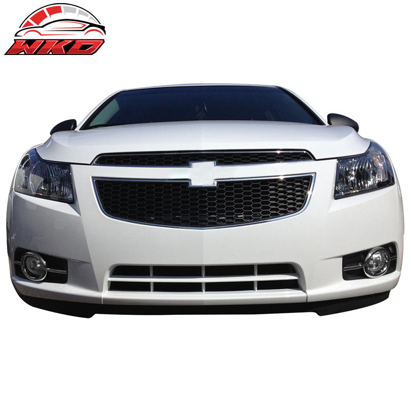 Fits 09-14 Chevy Cruze OE Style Black/Chrome Front Lower Foglights Pair