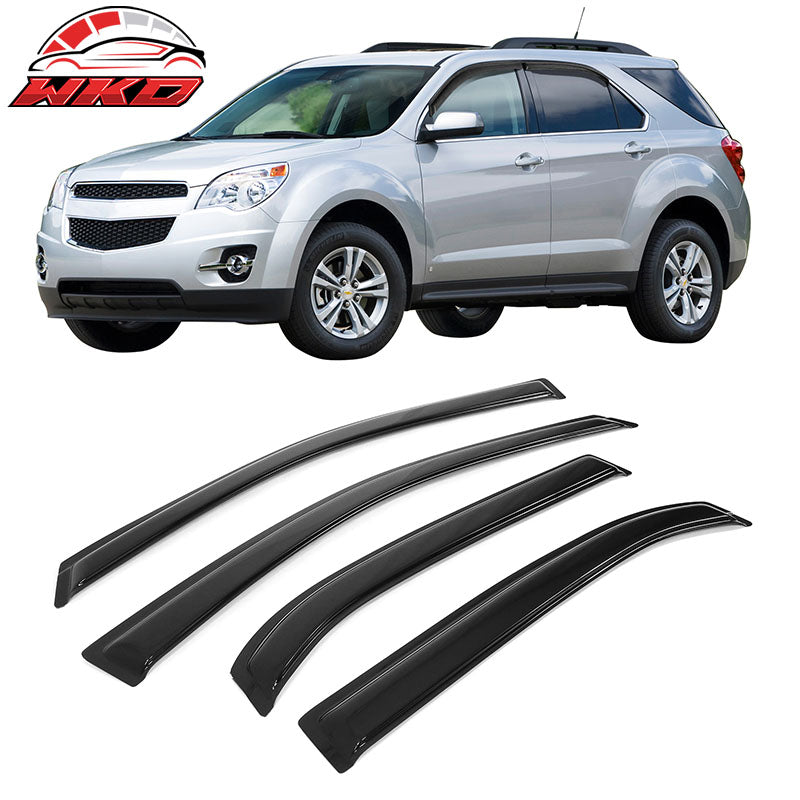 Wholesale 10-17 Chevy Equinox Window Visors Acrylic Smoke Vent Shade Rain Guards 4Pc
