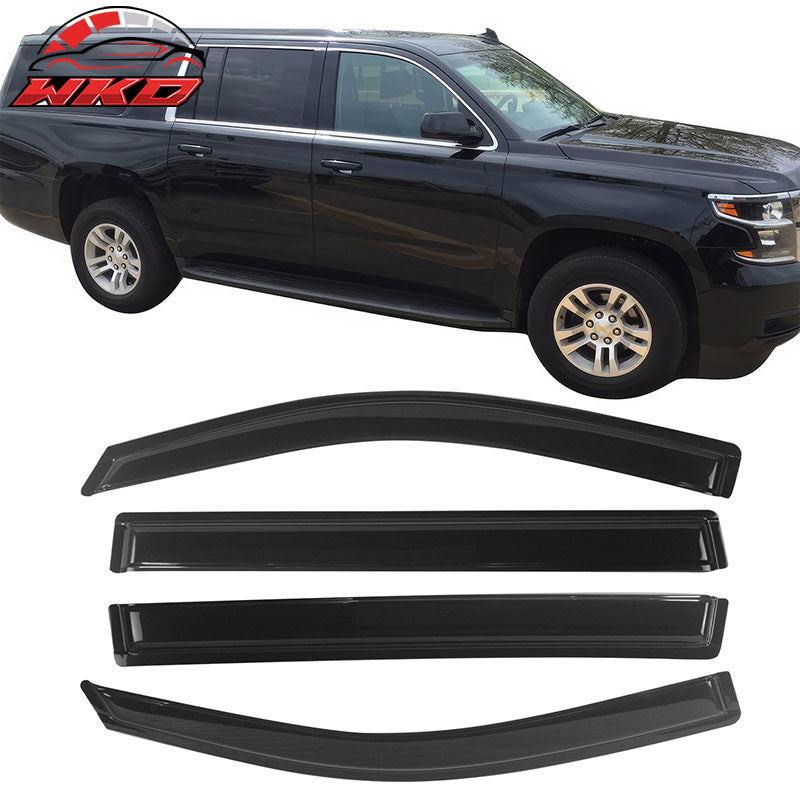 Wholesale 15-20 Chevy Escalade ESV Suburban GMC Yukon XL Window Visor Acrylic 4Pc Set