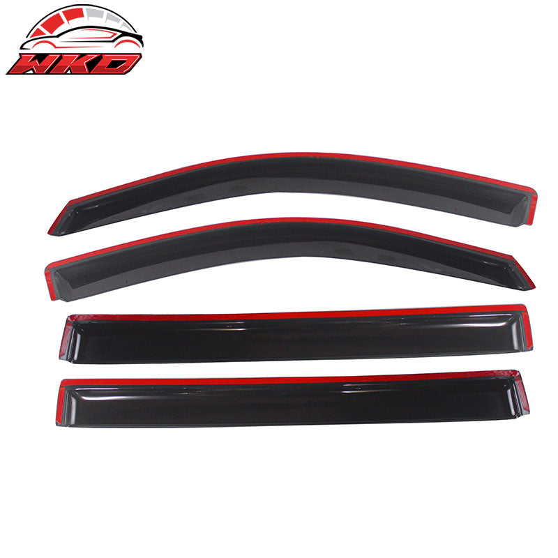 Fits 15-20 Chevy Escalade ESV Suburban GMC Yukon XL Window Visor Acrylic 4Pc Set