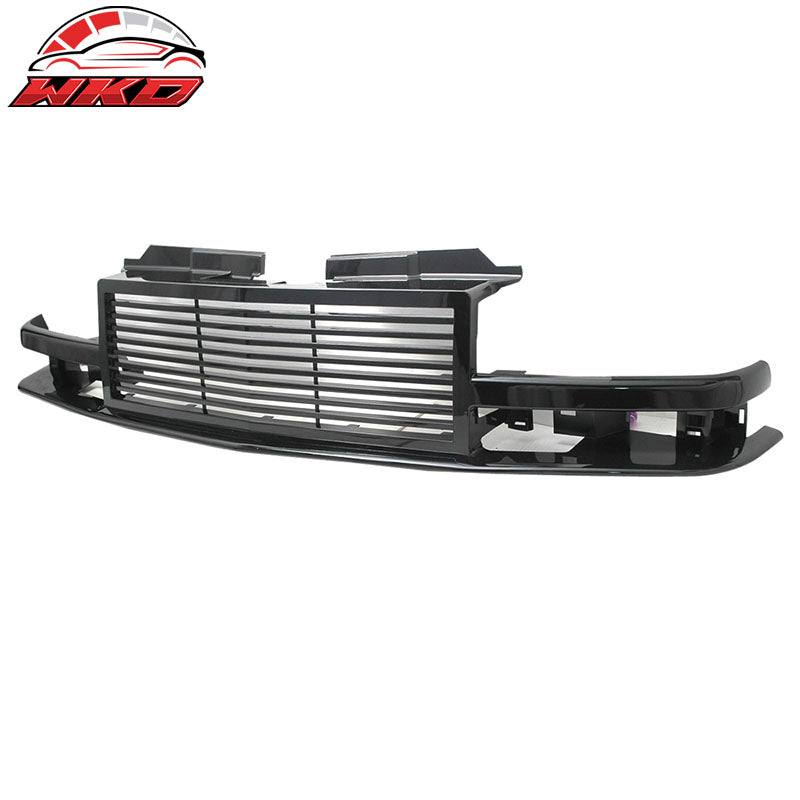 Fits 98-05 Chevy S10 Blazer 1PC Unpainted ABS Hood Grille Billet