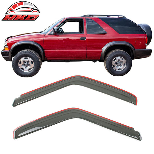 Wholesale 94-03 Chevy S10 Blazer GMC Sonoma Window Visors Vent Rain Guards In-Channel