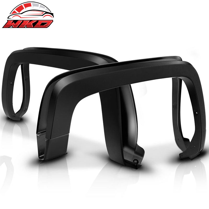 Wholesale 14-18 Chevy Silverado 1500 2500 HD OE Style Fender Flares PP Matte Black - Wikond Auto