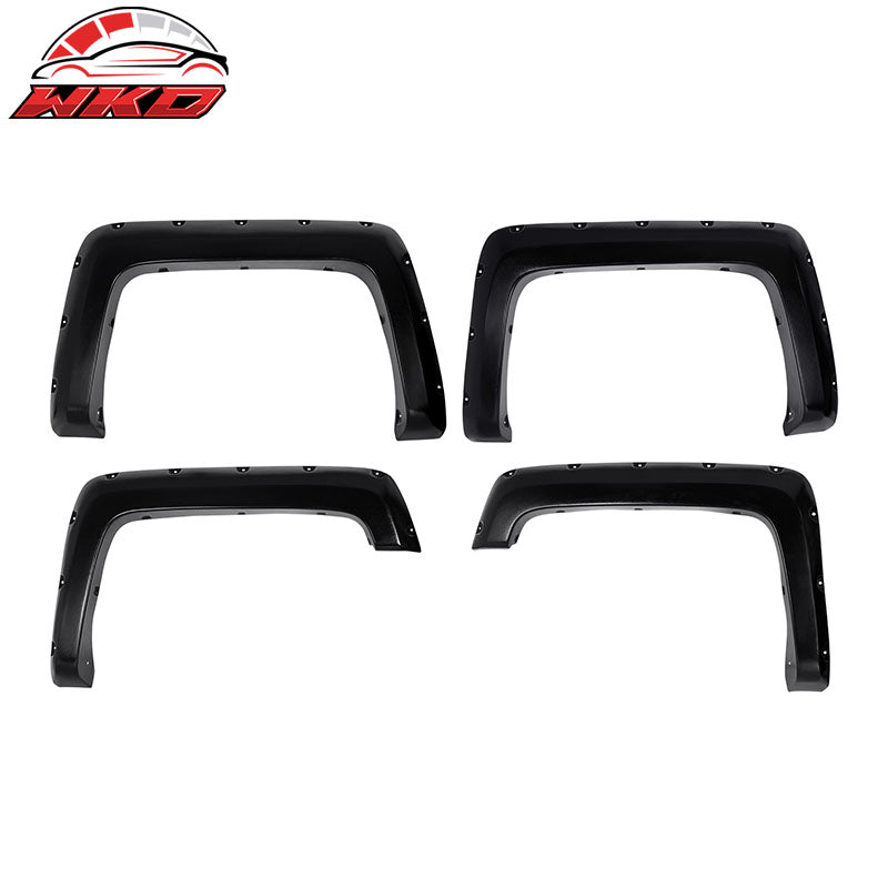 Wholesale 14-18 Chevy Silverado Short Bed Pocket Rivet Fender Flares ABS Textured