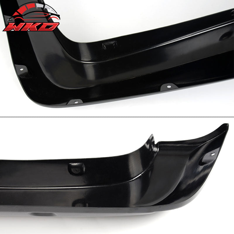 Fits 14-18 Chevy Silverado Short Bed Pocket Rivet Fender Flares ABS Textured