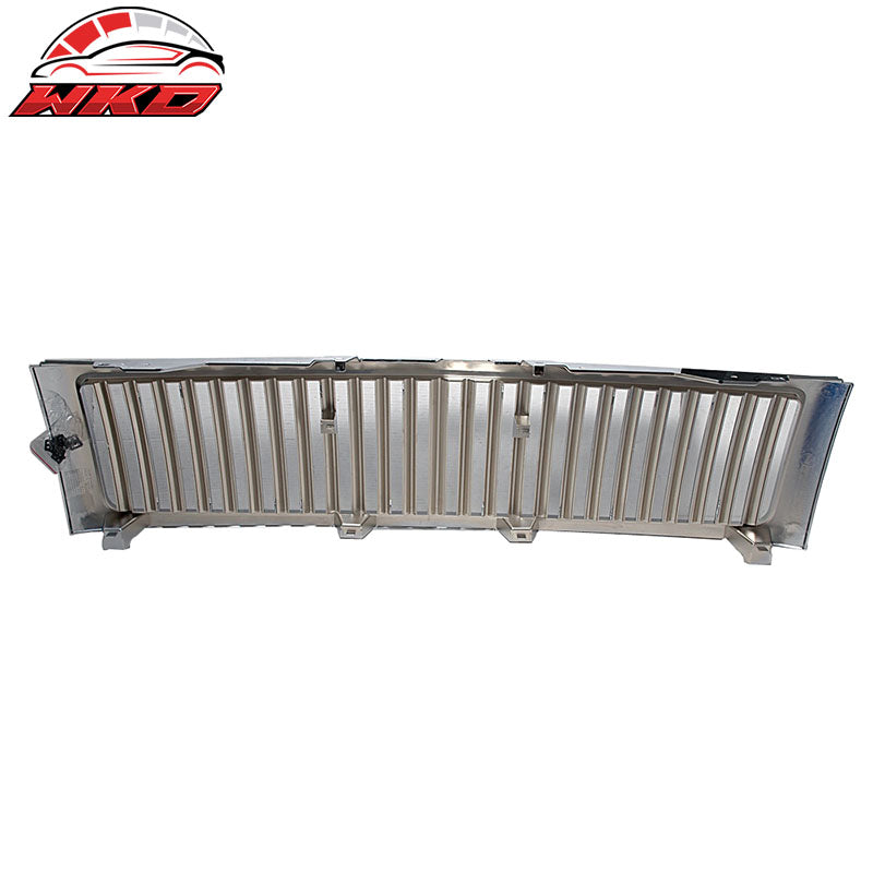 Fits 07-13 Chevy Silverado 1500 Front Vertical Grill Hood Grille Chrome ABS