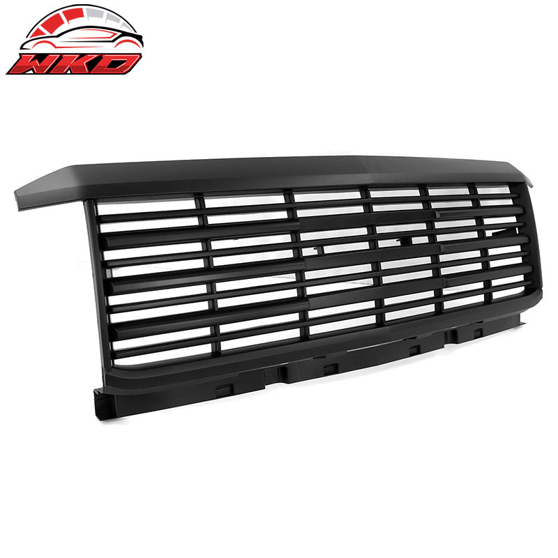 Fits 15-19 Chevy Silverado 2500HD 3500HD Factory Style Grille Hood Unpainted ABS