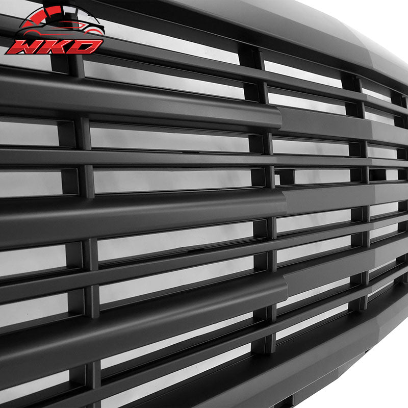 Fits 15-19 Chevy Silverado 2500HD 3500HD Factory Style Grille Hood Unpainted ABS