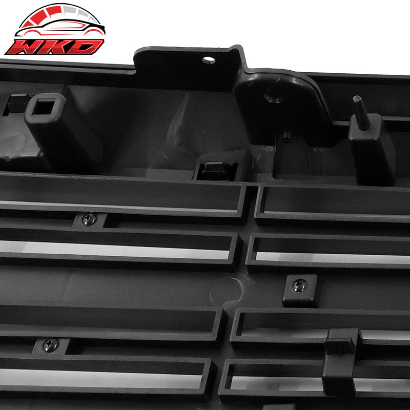 Fits 15-19 Chevy Silverado 2500HD 3500HD Factory Style Grille Hood Unpainted ABS