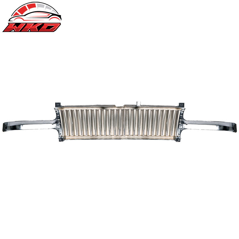Fit 99-02 Silverado 00-06 Suburban Tahoe Vertical Style Front Bumper Hood Grille