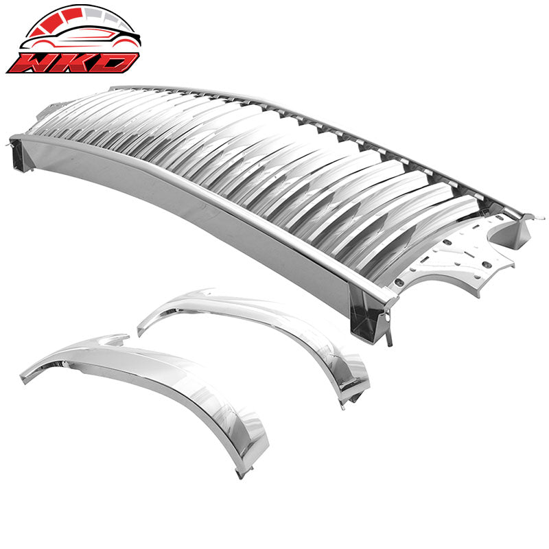 Fit 99-02 Silverado 00-06 Suburban Tahoe Vertical Style Front Bumper Hood Grille