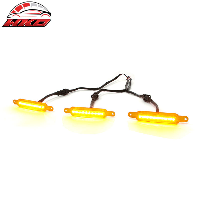 Wholesale Chevy Silverado GMC Sierra 1500 2500 3PC LED Grille Light W/Wiring Harness