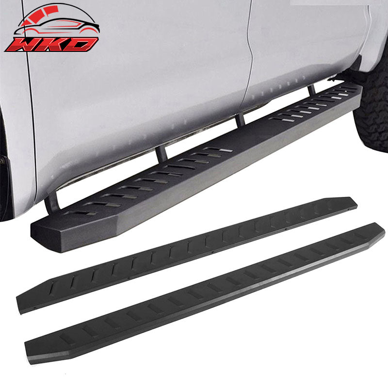 Fits 99-18 Silverado Sierra Extended Cab Side Step Rails Nerf Bars Running Board