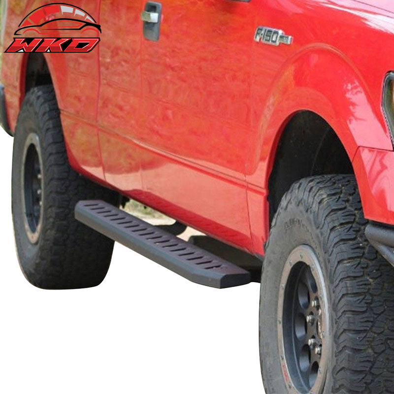 Fits 99-18 Silverado Sierra Extended Cab Side Step Rails Nerf Bars Running Board