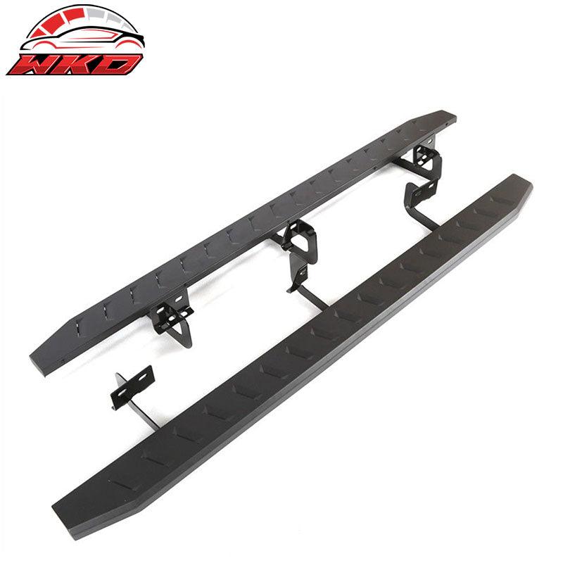 Fits 99-18 Silverado Sierra Extended Cab Side Step Rails Nerf Bars Running Board