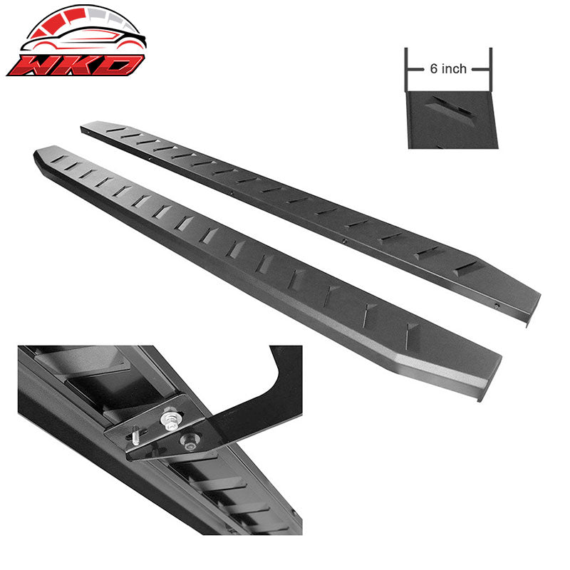 Fits 99-18 Silverado Sierra Extended Cab Side Step Rails Nerf Bars Running Board