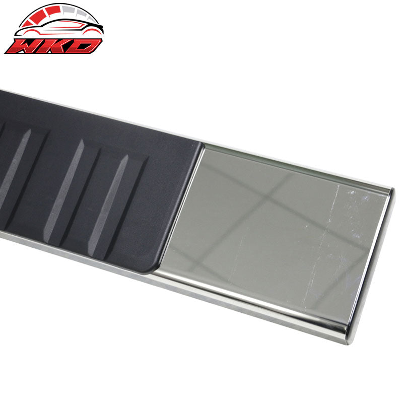 Fit 19-22 Silverado/ Sierra Double Cab OE Style Chrome 6in SS Side Step Nerf Bar