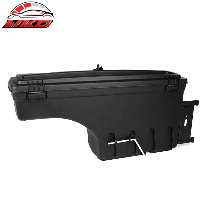 Fits 07-18 Silverado Sierra ABS Truck Bed Storage Box Toolbox Driver Passenger