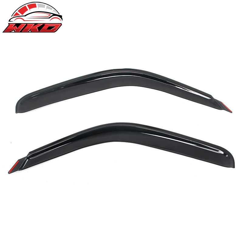 Fits 99-07 Chevy Silverado GMC Sierra 1500 Regular Cab Window Visors In-Channel