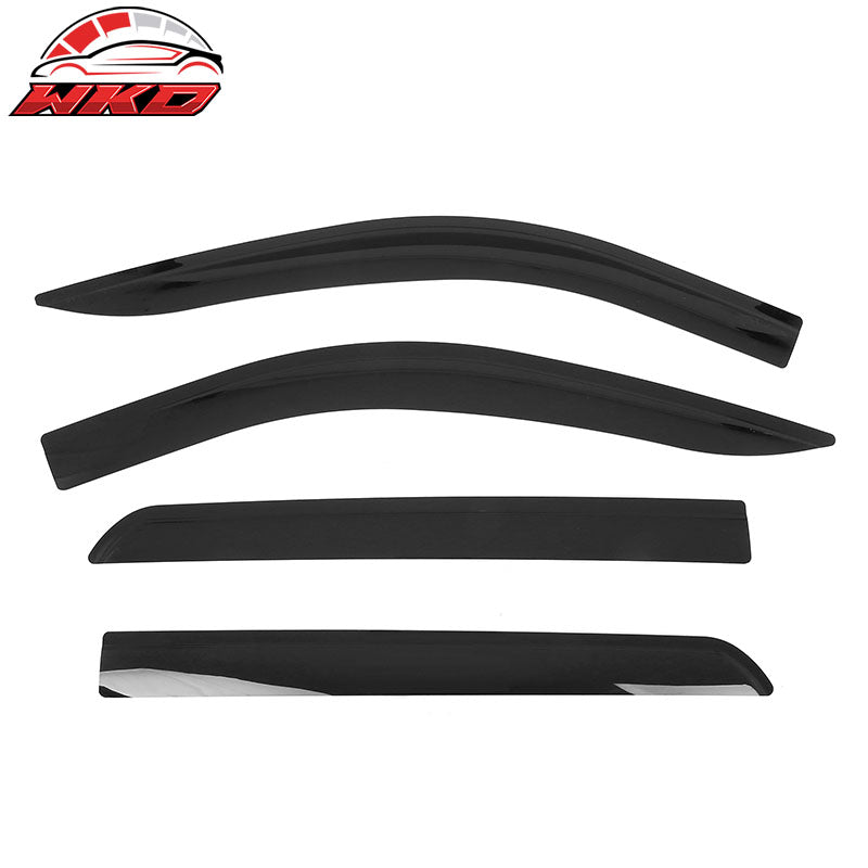 Fits 19-26 Chevy Silverado & GMC Sierra Crew Cab Low Profile Style Window Visors