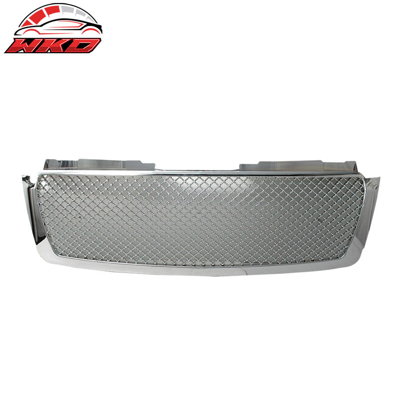 Wholesale 07-14 Tahoe Suburban Avalanche Mesh Chrome Bumper Cover Hood Grille Grill