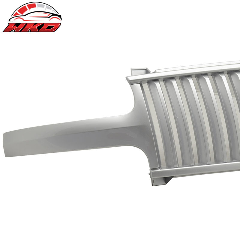 Fits 00-06 Tahoe Suburban 99-02 Silverado Silver Front Hood Bumper Grille ABS