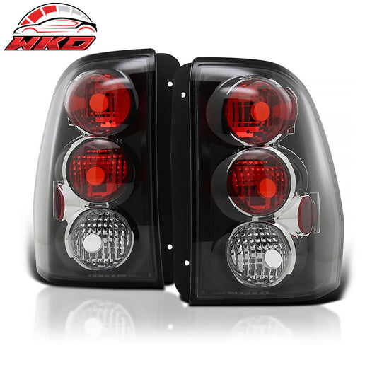 Wholesale 02-09 Chevrolet Trailblazer Tail Lights Lamps Black Housing Clear Lens Pair