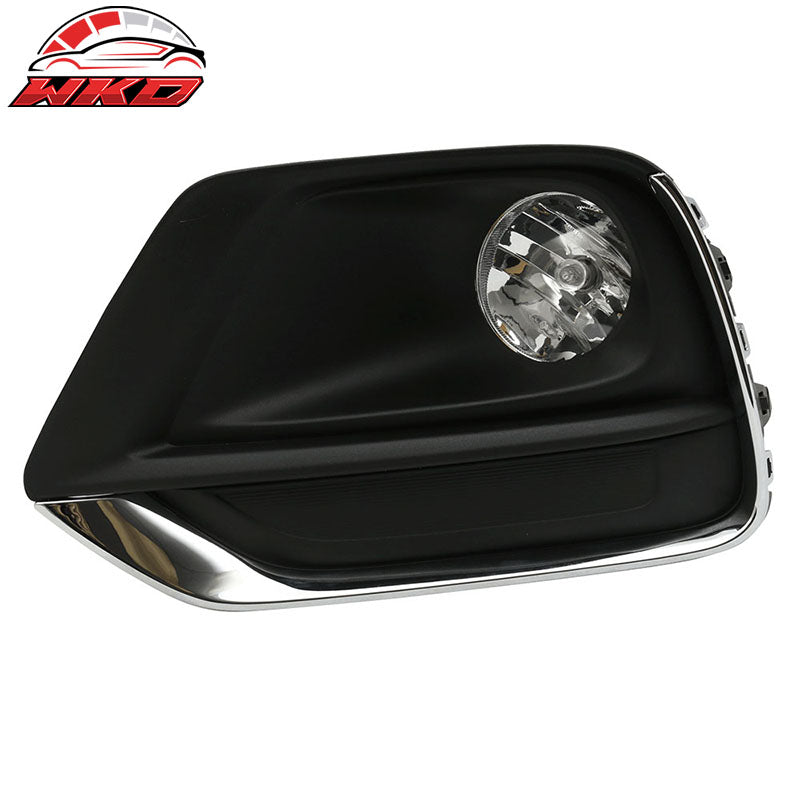Fits 17-21 Chevy Trax OE Fog Light Foglight Kit Fog Lamp with Chrome Trim