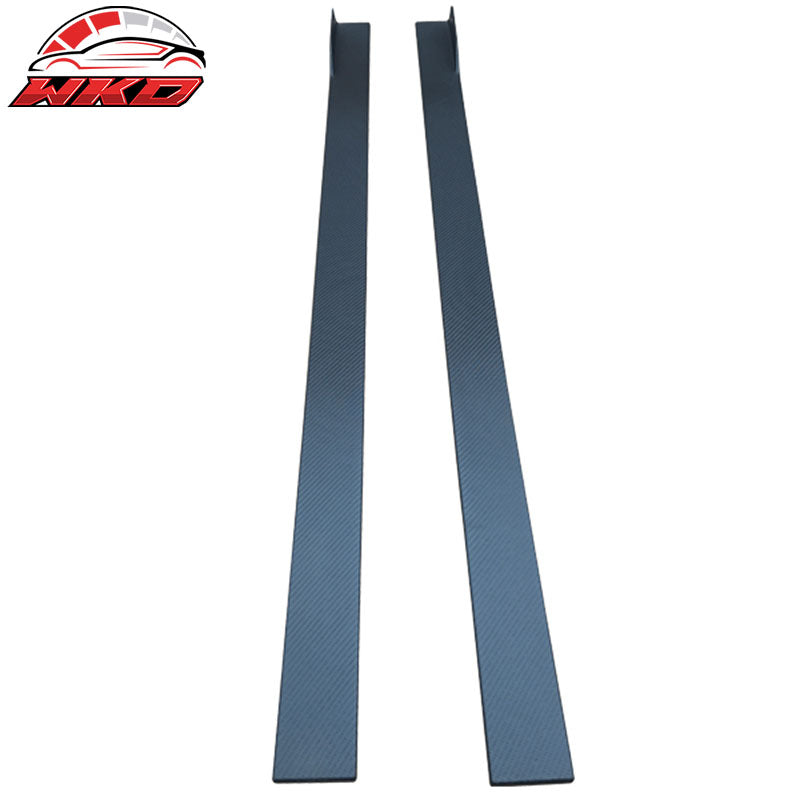 Wholesale 13-16 Chrysler 300 Carbon Texture Side Skirts Extension Bottom Line Pair