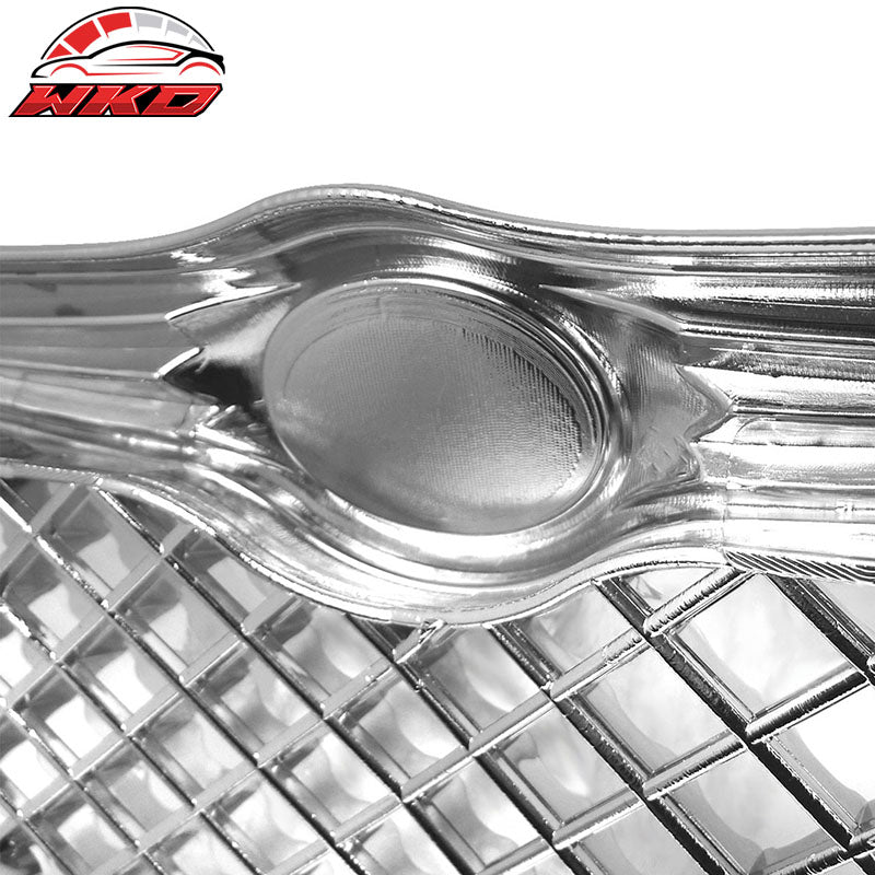 Grille Compatible With 2004-2006 CHRYSLER SEBRING | Baby B Style Chrome Front Bumper Hood Grill by IKON MOTORSPORTS | 20