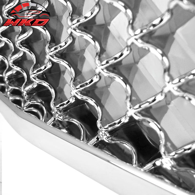 Grille Compatible With 2004-2006 CHRYSLER SEBRING | Baby B Style Chrome Front Bumper Hood Grill by IKON MOTORSPORTS | 20