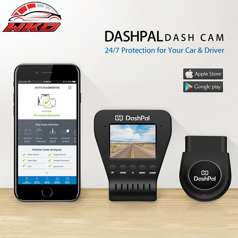 DashPal - Dash Cam & On-Board Diagnostics (OBD) Protect Your Car & Driver 24/7