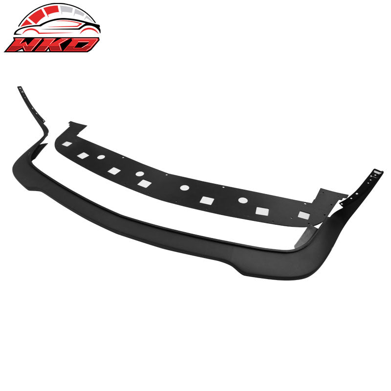 Fits 15-23 Dodge Challenger SRT Hellcat Style Front Bumper Lip + Splitter Kit PP