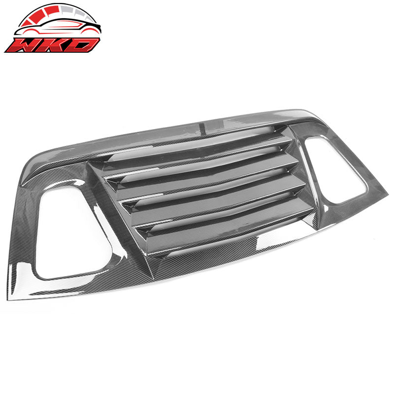 Fits 08-23 Dodge Challenger XE V2 Style Rear Side Window Louver Scoops - PP