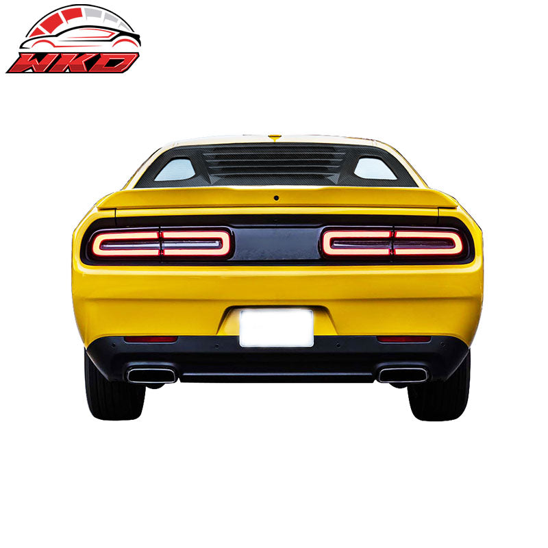 Fits 08-23 Dodge Challenger XE V2 Style Rear Side Window Louver Scoops - PP