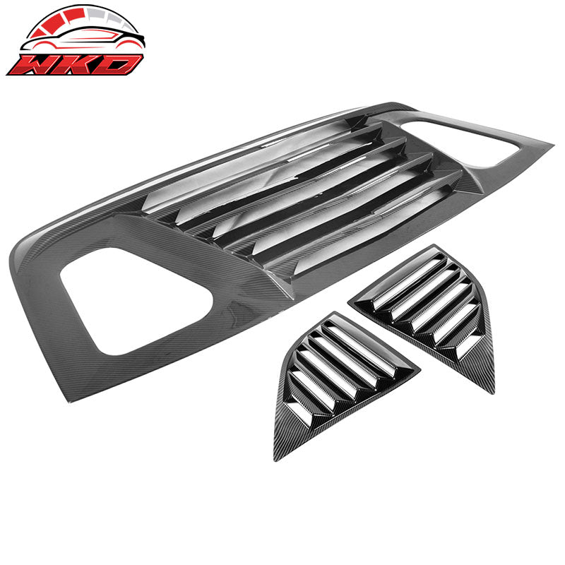 Wholesale 08-23 Dodge Challenger XE V2 Style Rear Side Window Louver Scoop - CFL