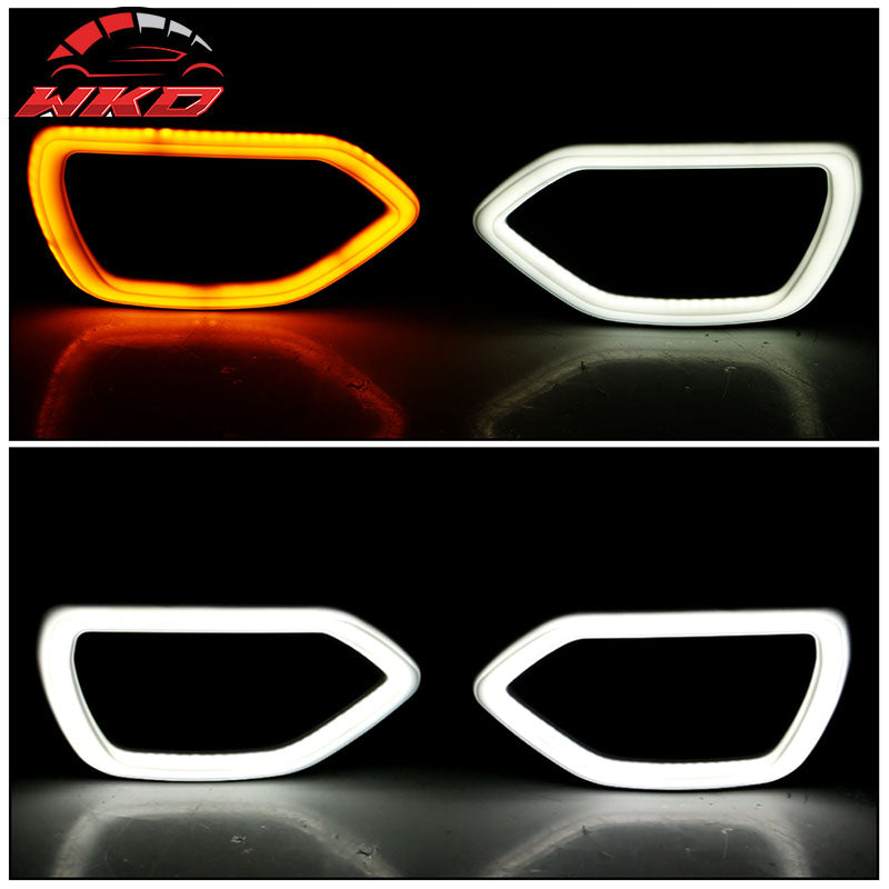 Fits 15-23 Dodge Charger Front Bumper Cover + Foglights + Grille w/ Lights