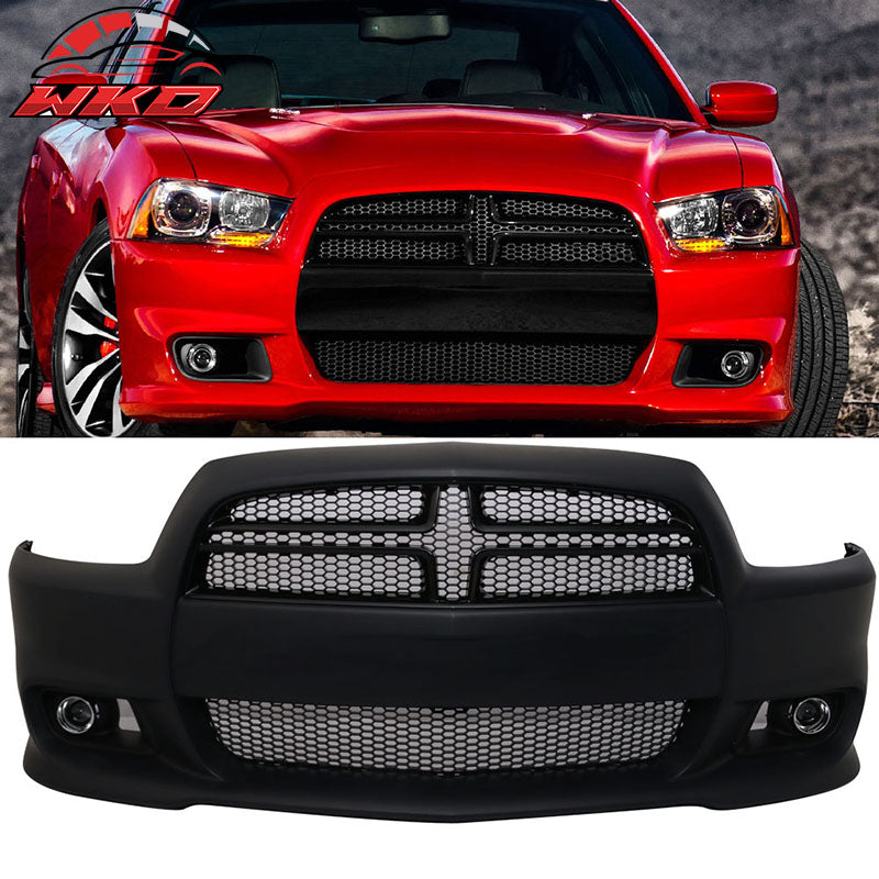 Fits 11-14 Dodge Charger SRT Conversion Front Bumper Cover - PP
