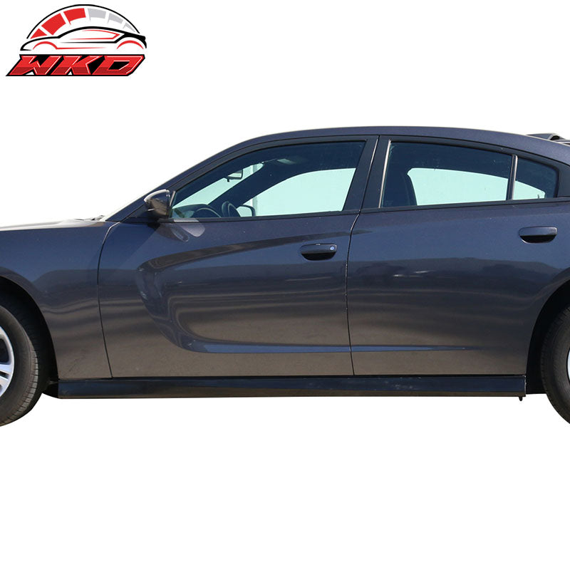 Fits 11-23 Dodge Charger GT R/T SXT Scat Pack Side Skirts Rocker Panel Unpainted