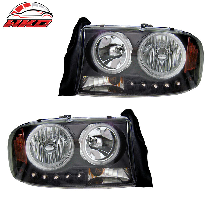 Wholesale 98-04 Dodge Durango Dakota CCFL Halo Headlights Black