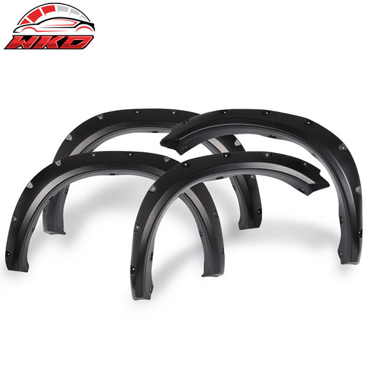 Wholesale 09-18 Dodge Ram Pocket Rivet Style Fender Flares PP Smooth - Wikond Auto