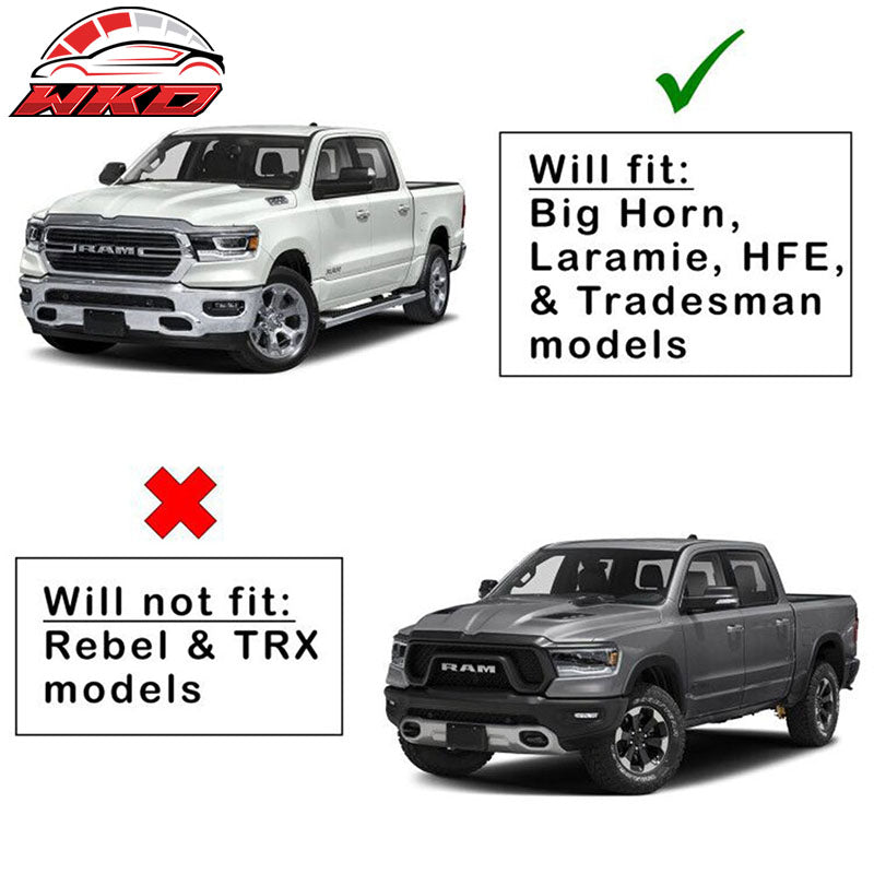 Wholesale 19-24 Dodge Ram 1500 OE Style Matte Black PP Fender Flares W/Mud Guard 4PCS - Wikond Auto