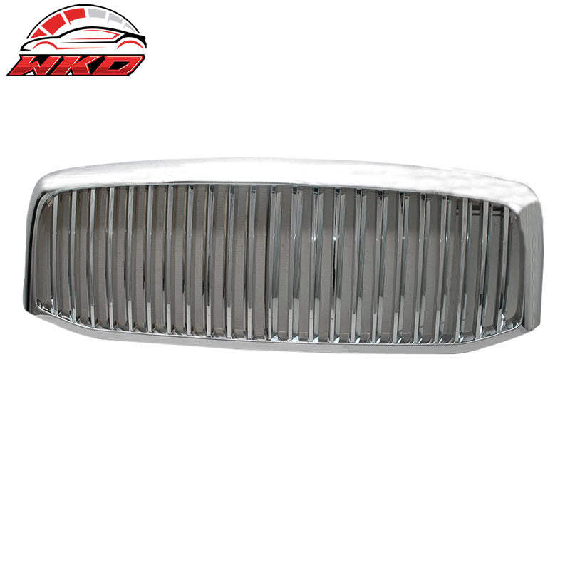 Wholesale 06-10 Dodge Ram 1500 2500 3500 Front Bumper Hood Vertical Grille - Chrome