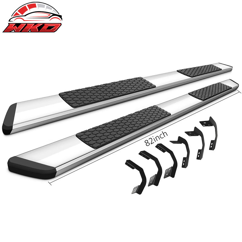 Fits 09-23 Dodge Ram Crew Cab 82inch OE Style Side Step Bar Running Board Chrome