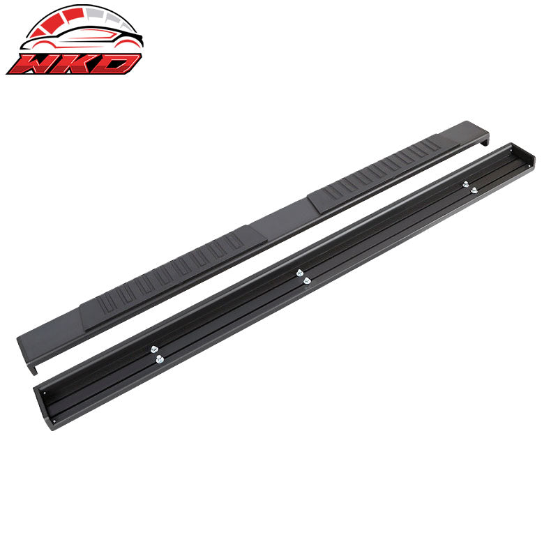 Fits 19-25 Dodge Ram 1500 Quad Cab 69" Black Side Step Nerf Bar Running Board