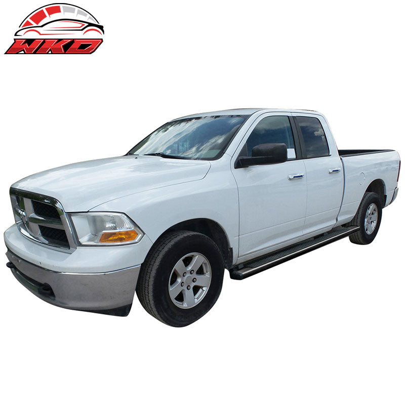 Fits 09-23 Dodge Ram Quad Cab 78inch Ram OE Style Step Bars Running Boards Black