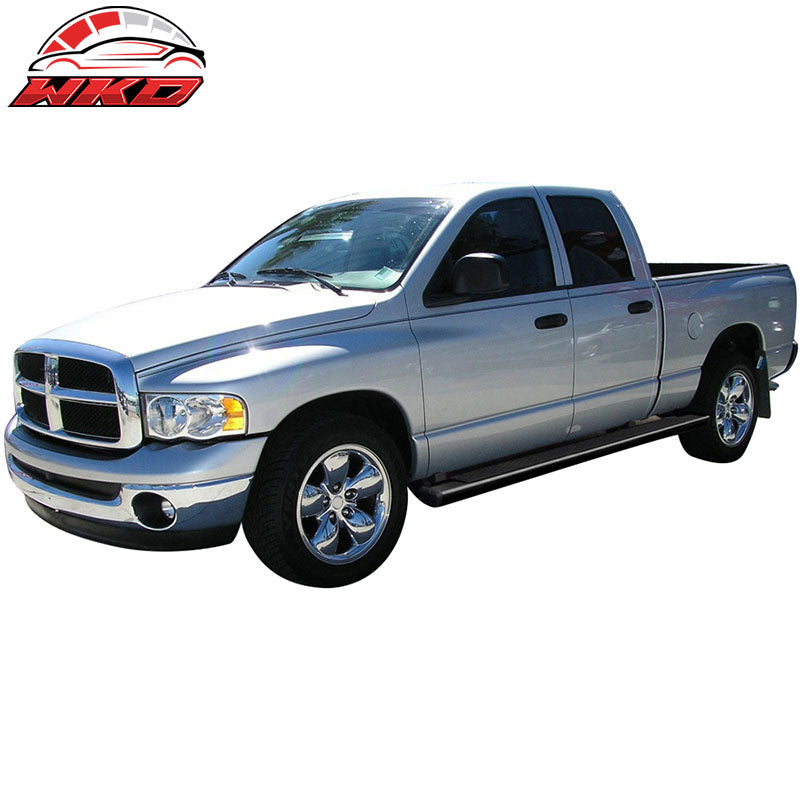Fits 02-08 Dodge Ram Quad Cab 78inch Ram OE Style Step Bars Running Boards Black