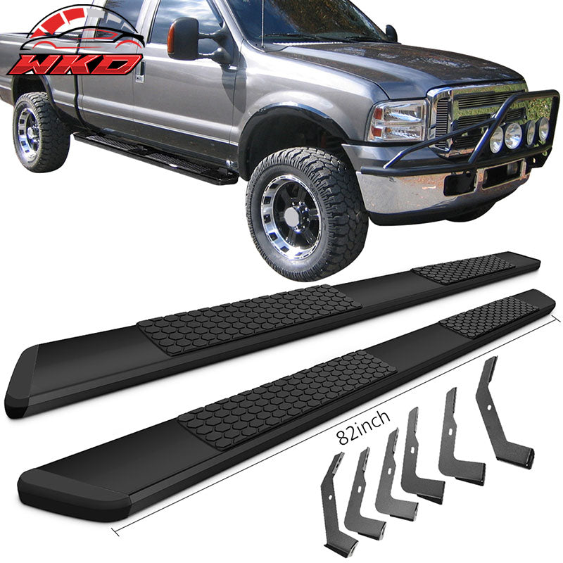 Fits 02-08 Dodge Ram Crew Cab 82inch OE Style Nerf Bars Running Boards Black