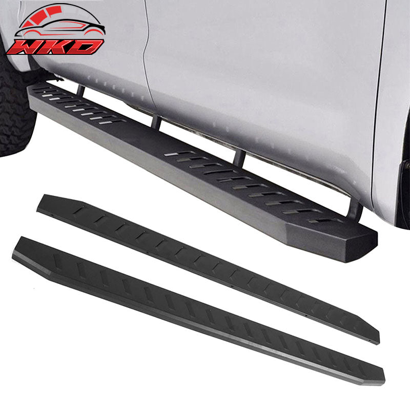 Fits 09-23 Dodge Ram Quad Cab Side Step Rails Nerf Bars Running Boards